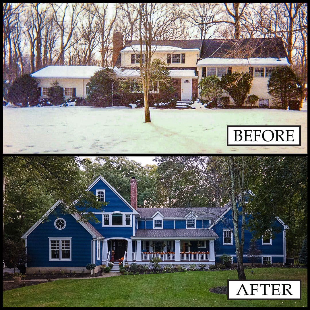 Before and after renovation by Douglas Cutler Architects